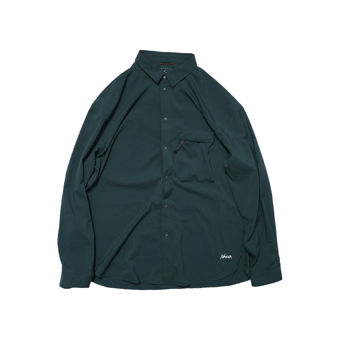 KM5BSHLNG13GN Nanga PLC Excursion Shirt Green - 25SS