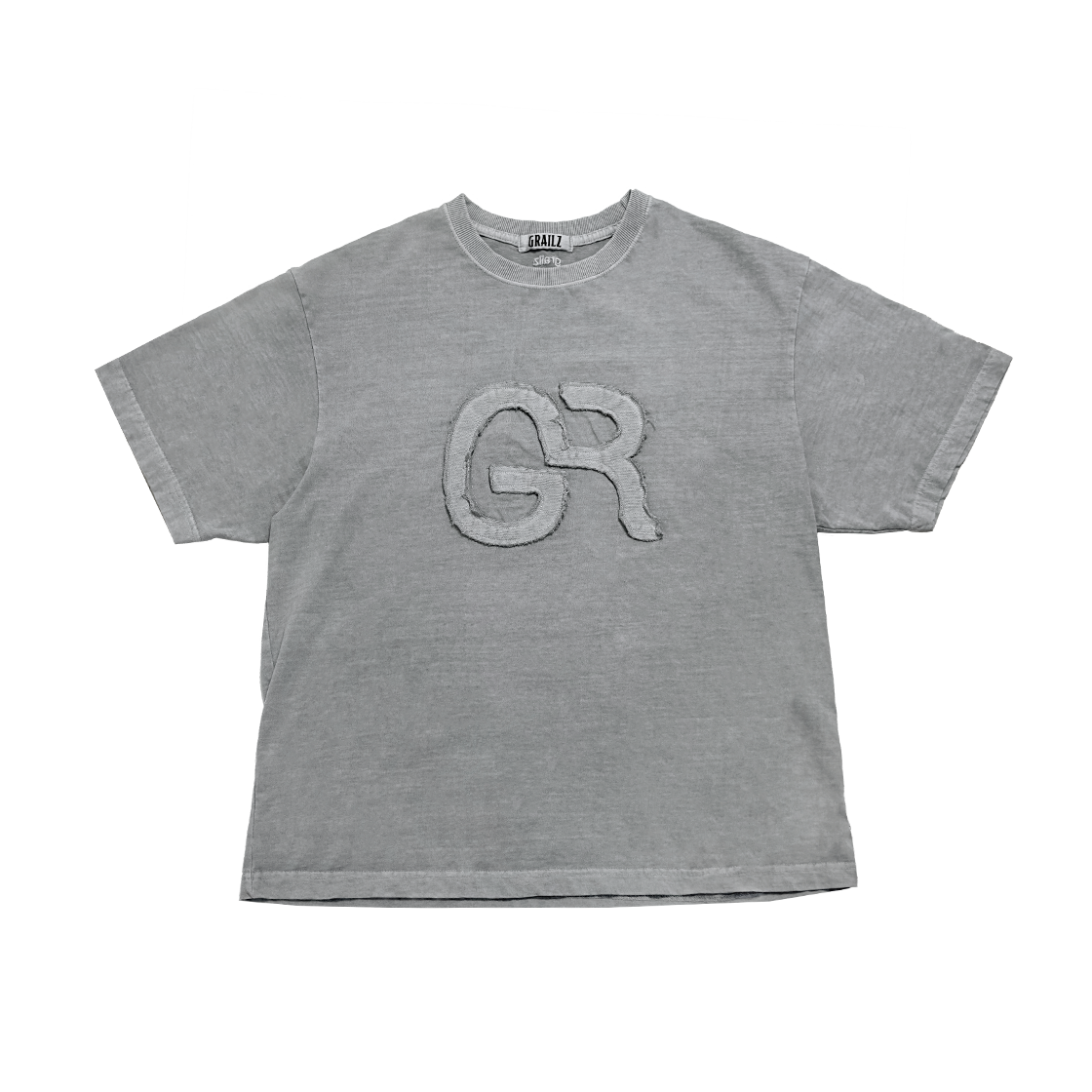 그레일즈 지알 아플리케 티셔츠 그레이