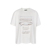 [더블적립]Farfromwhat Far Front Multi Logo T-Shirts White
