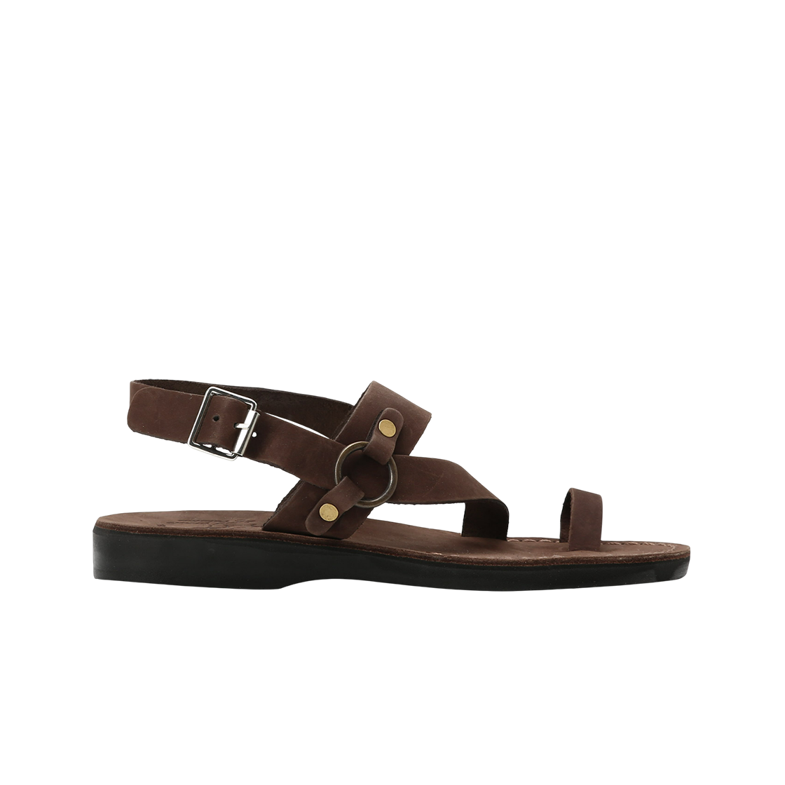 JS-1042NN-BR Jerusalem Sandals 1042NN Wave Brown