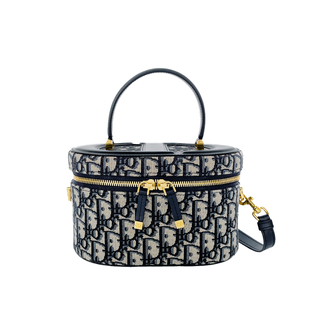 S2203UTZQ-M928 Dior CD Vanity Bag Navy/Beige - 대표 이미지 #1