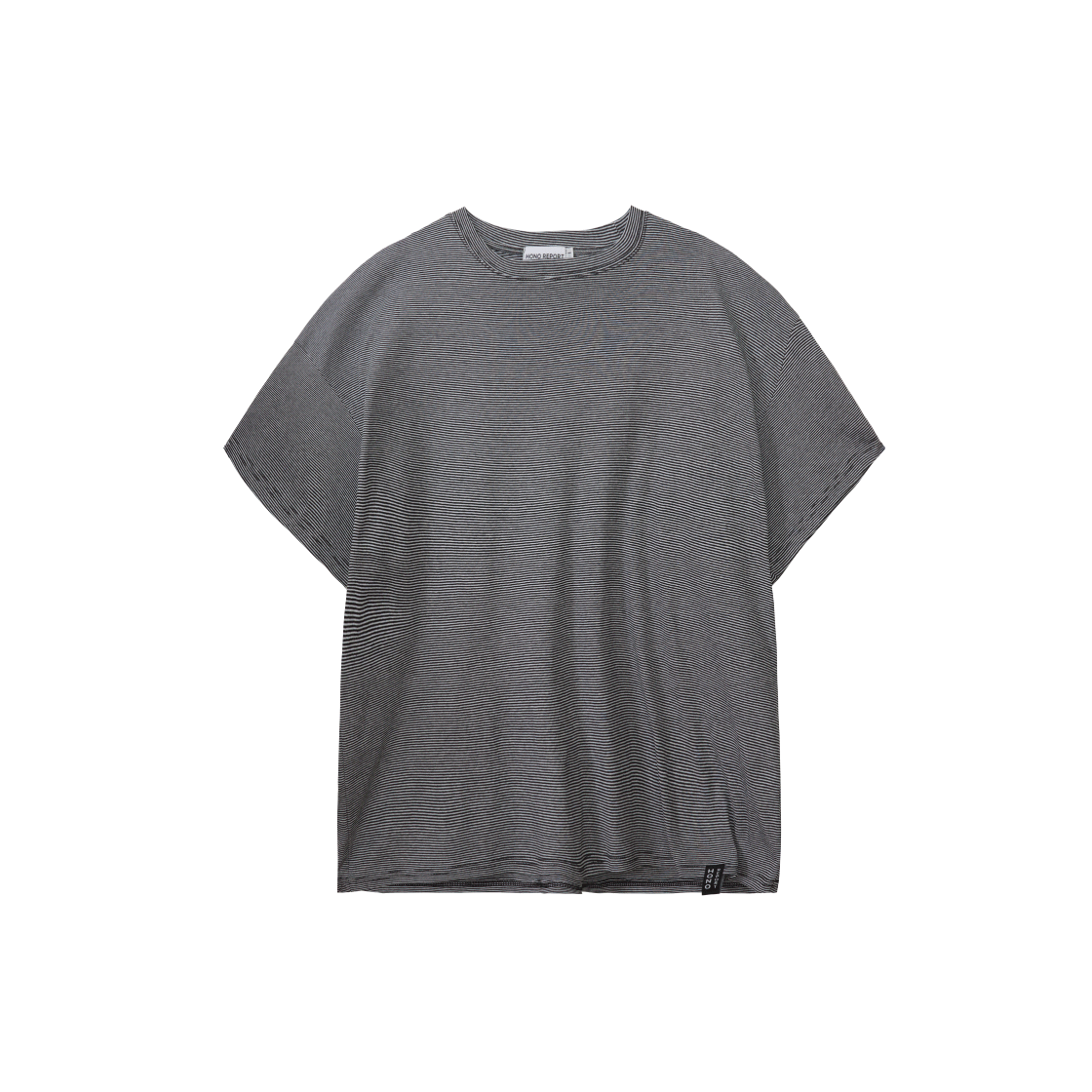 HR25SUMMER07 Hono Report Stripe T-Shirt Black Stripe
