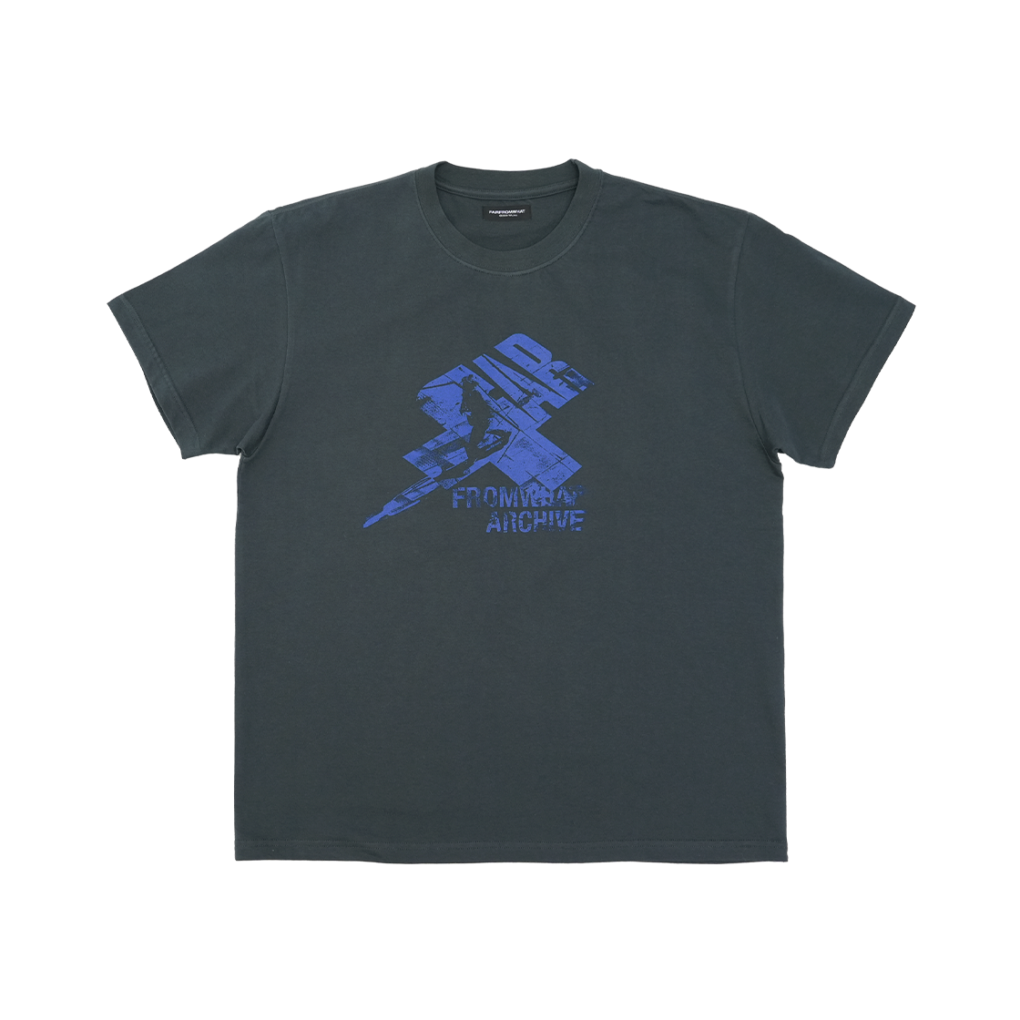 파프롬왓 파 아카이브 블루 로고 티셔츠