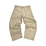 Aoiro Cutted Double Knee Pants Tan