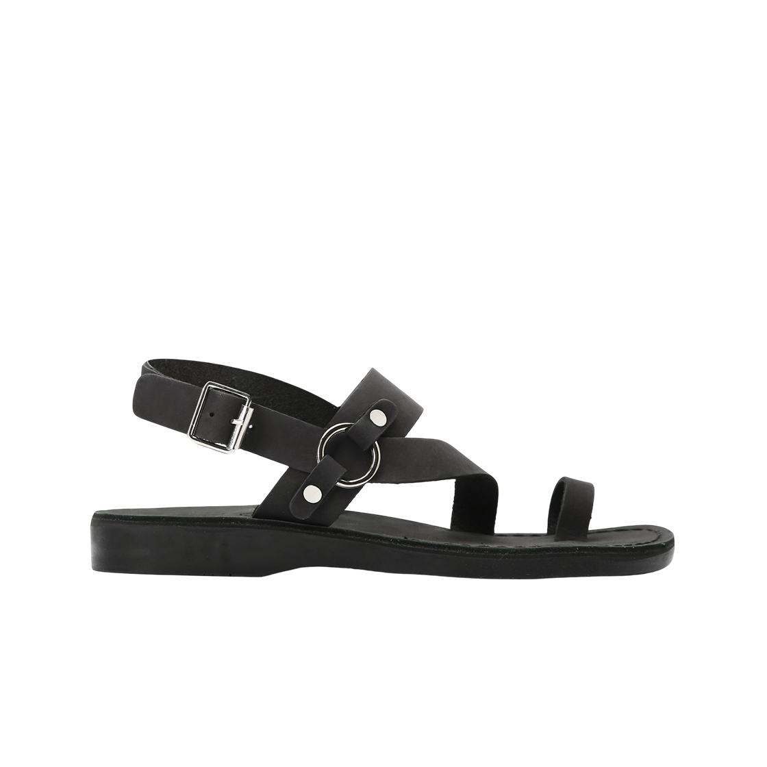 JS-1042NN-BK Jerusalem Sandals 1042NN Wave Black