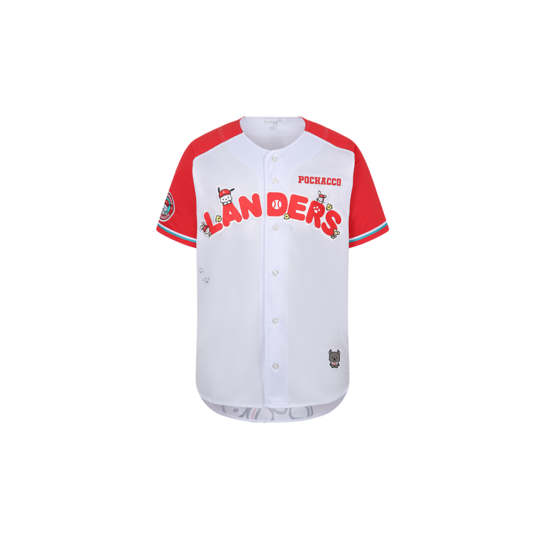 - (Kids) SSG Landers x Pochacco Uniform Kids White Red (Non Marking Ver.)