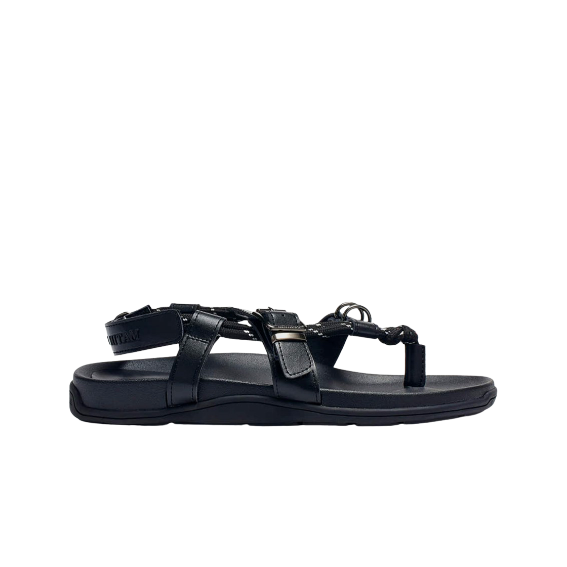 (W) 마뗑킴 스트링 플립 플랍 샌들 블랙((W) Matin Kim String Flip Flop Sandal Black)