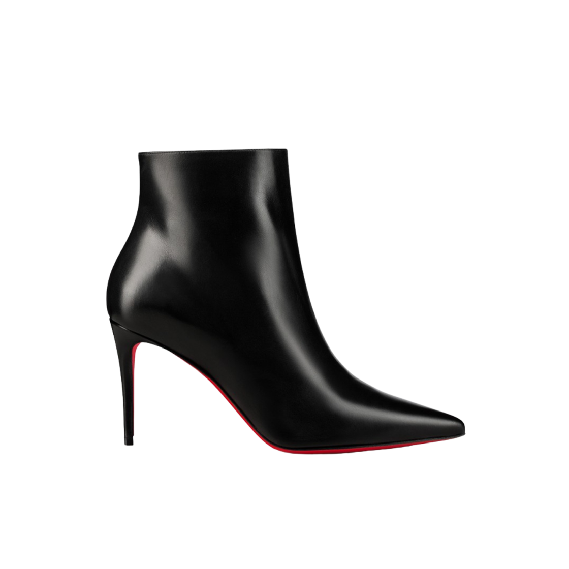 (W) 크리스찬 루부탱 쏘우 케이트 부티 카프 레더 85mm 로우 부츠 블랙((W) Christian Louboutin So Kate Booty Calf Leather 85mm Low Boots Black)