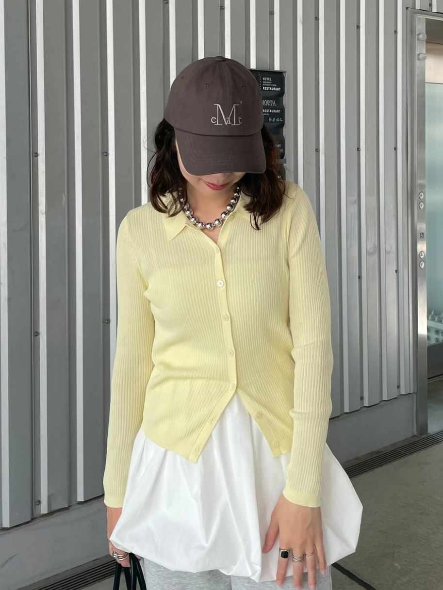 MUCENT Signature Ballcap Brown 착용 스타일 - 2