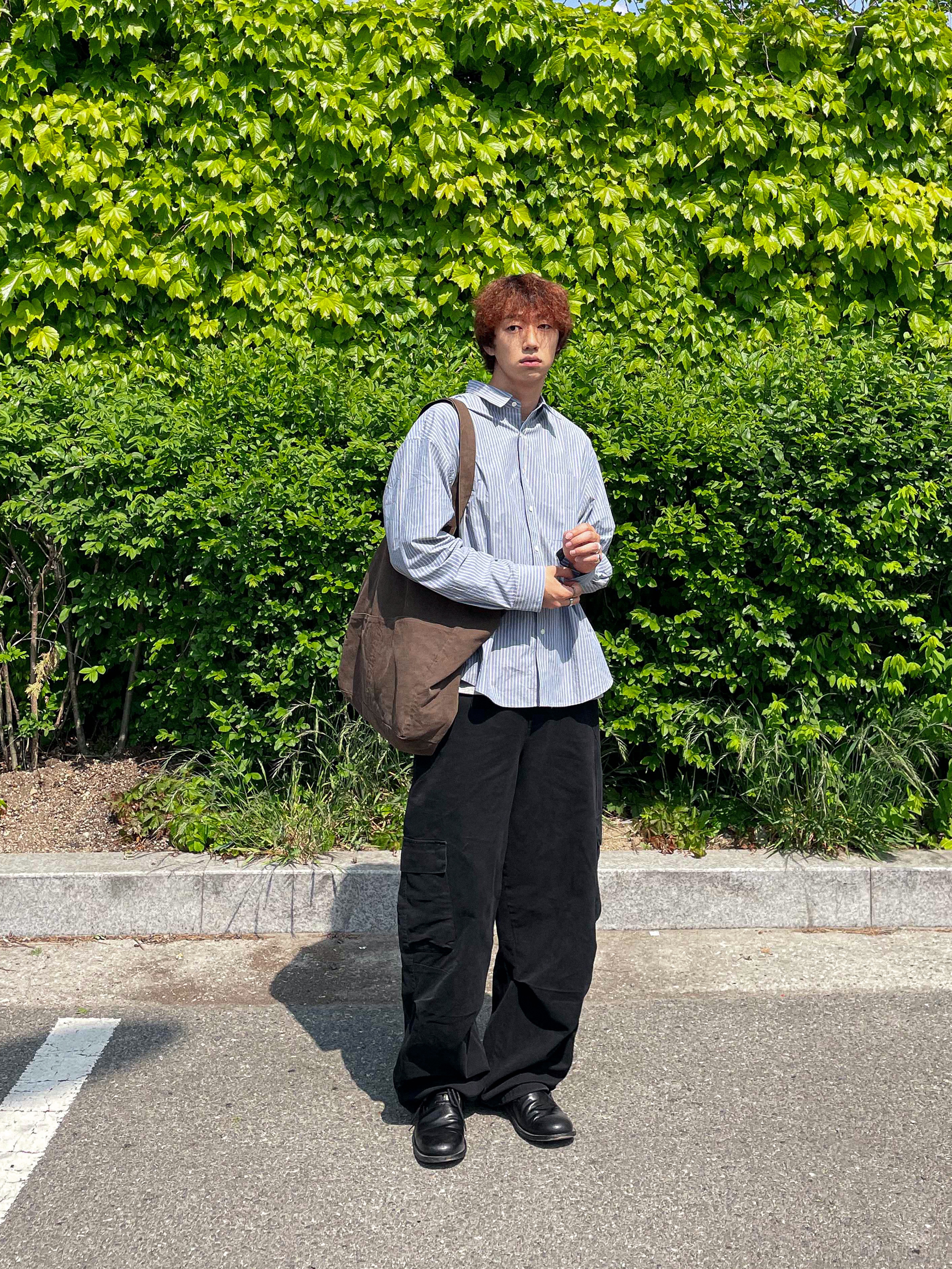noun Washed Cargo Pants Black 착용 스타일