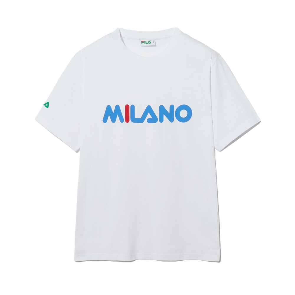 [6% 적립] F+ 밀라노 티셔츠 퓨어 화이트