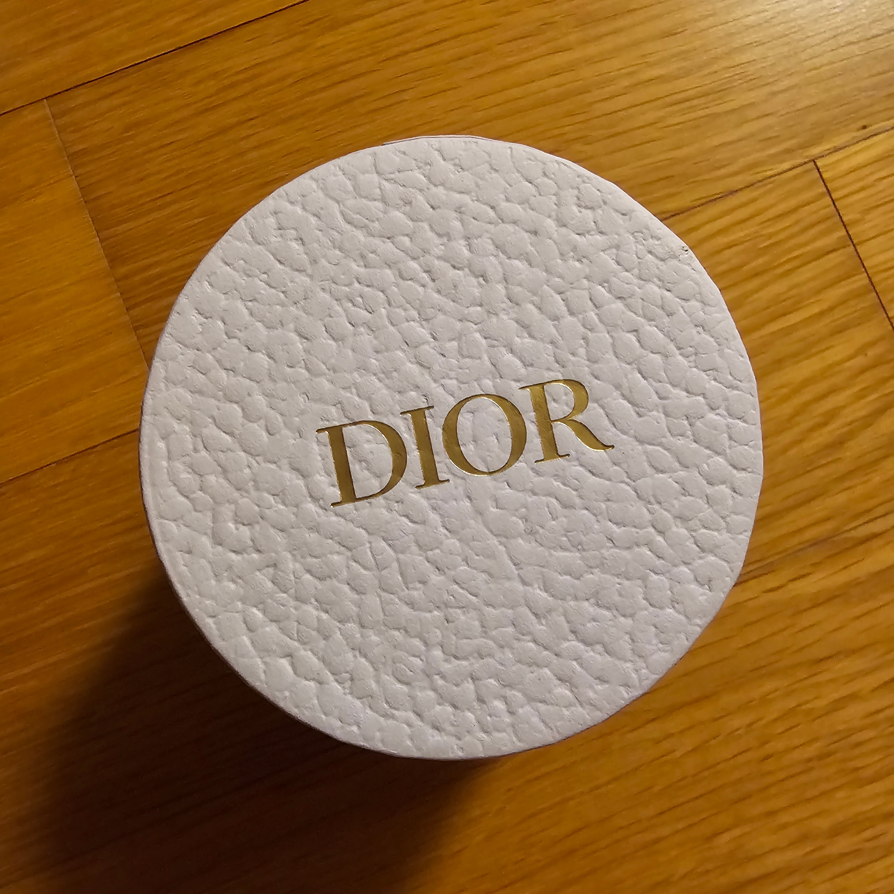 (W) Dior Oblique Mitzah Scarf Silk Twill Navy Blue 착용 스타일 - 1