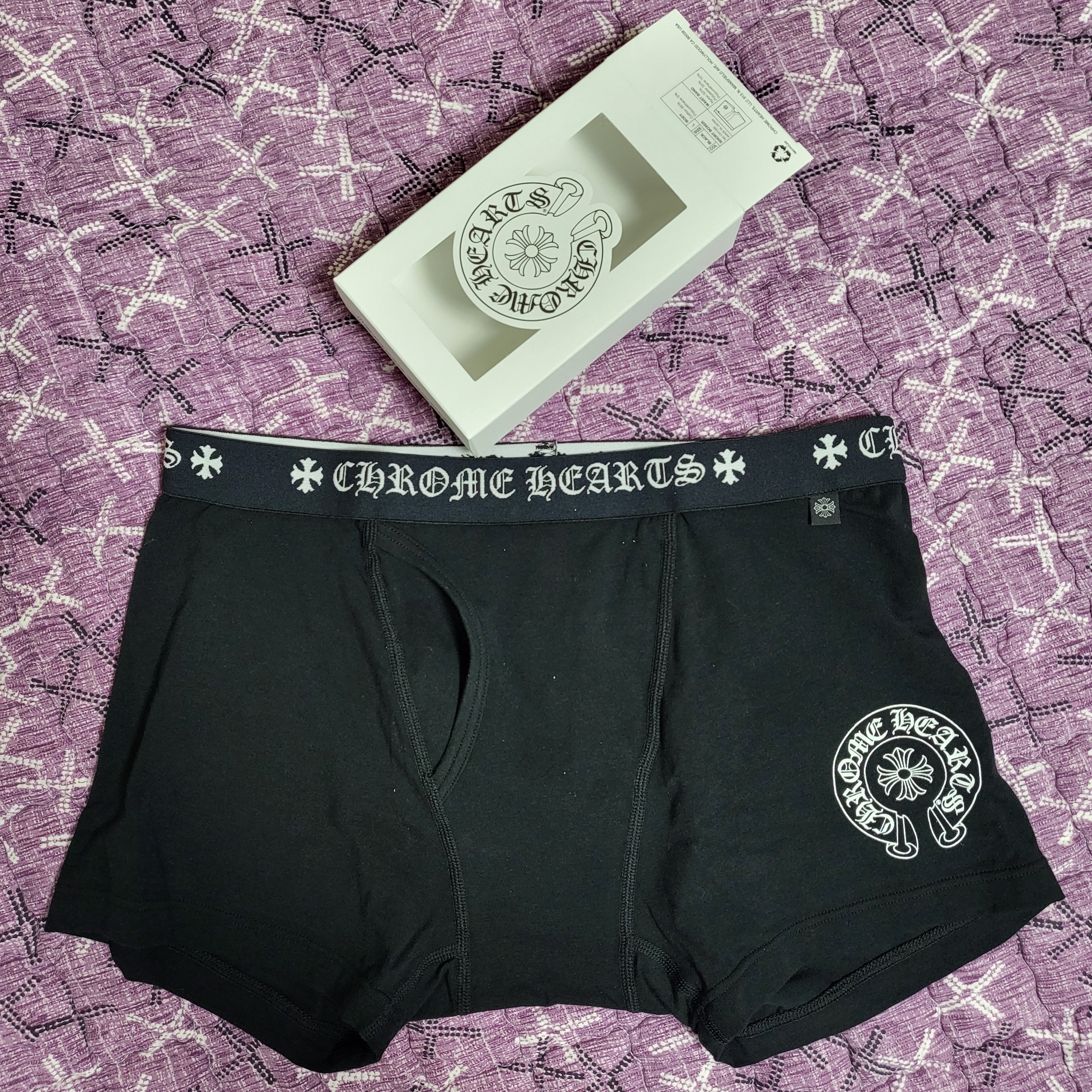 Chrome Hearts Boxer Brief Black 착용 스타일 - 2