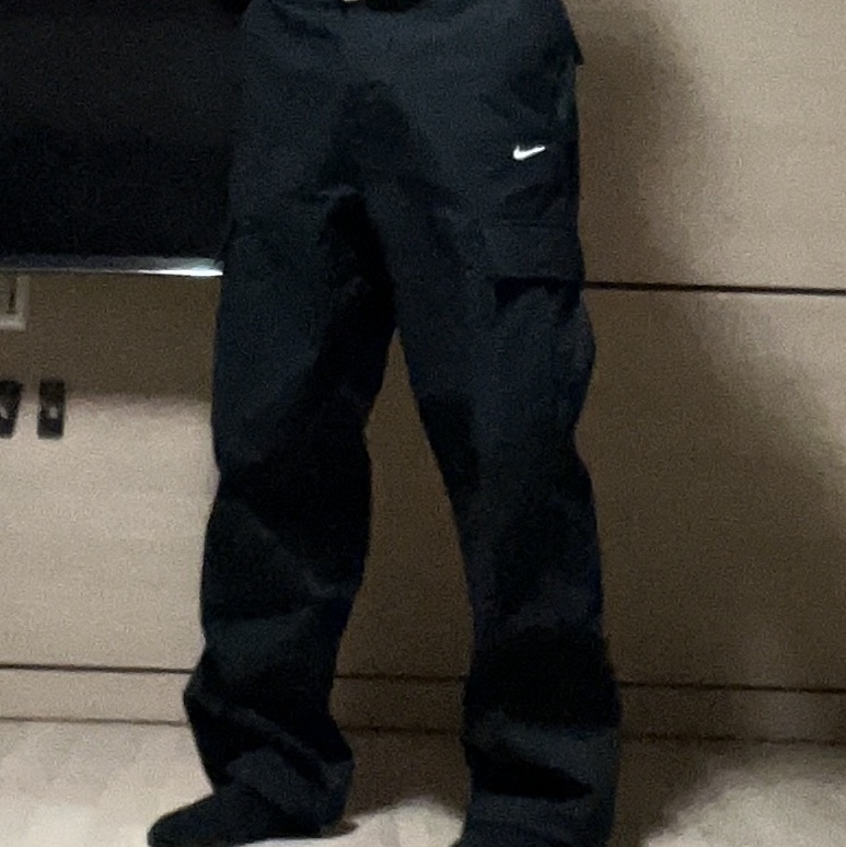 Nike SB Kearny Skate Cargo Pants Black White - Asia 착용 스타일