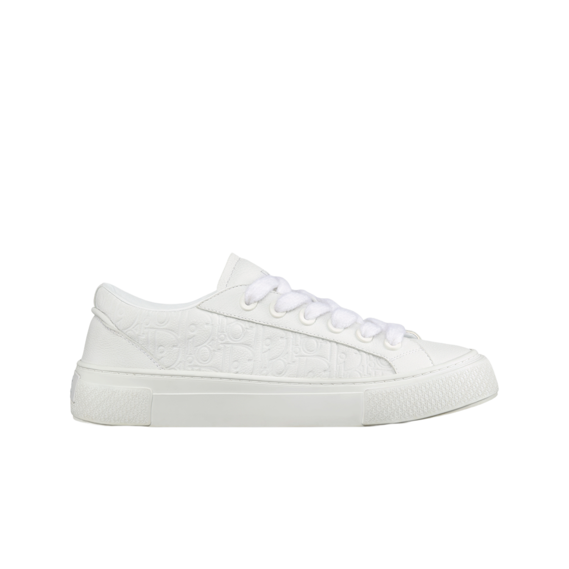 3SN303ZAY-H000 Dior B33 Spin Sneakers Grained Calfskin and Dior Gravity Leather White