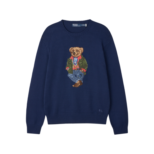 KM5BKNPRLJ4NY [30% 적립] Polo Ralph Lauren Polo Bear Cotton Sweater Freshwater Tahiti Bear - 25SS