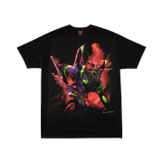 Geeks Rule x Neon Genesis Evangelion 15 Silkscreen Printing T-Shirt Black