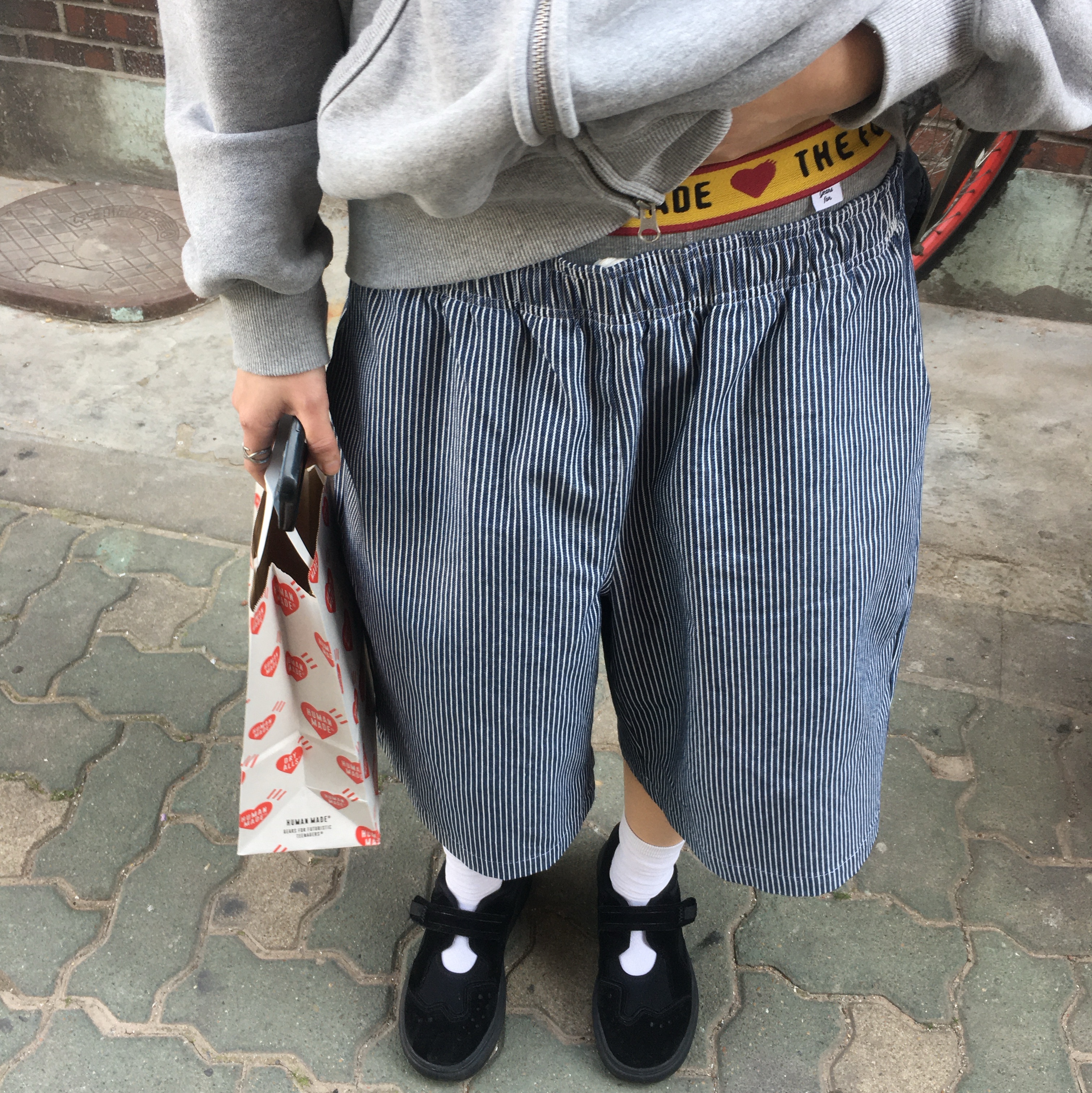 Human made Boxer Brief Grey 착용 스타일