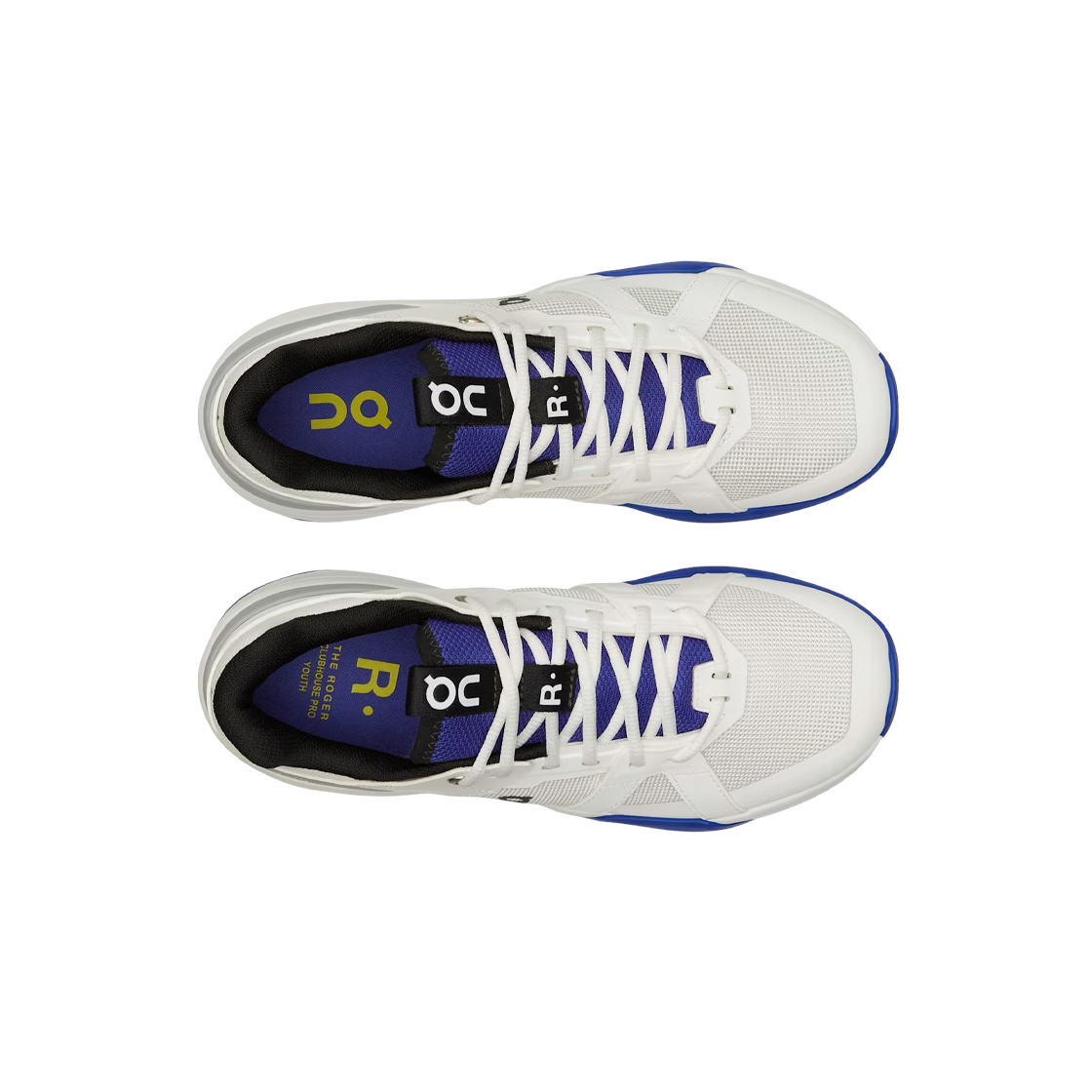(키즈) 온 러닝 더 로저 클럽하우스 프로 유스 화이트 인디고((Kids) On Running The Roger Clubhouse Pro Youth White Indigo) - 2