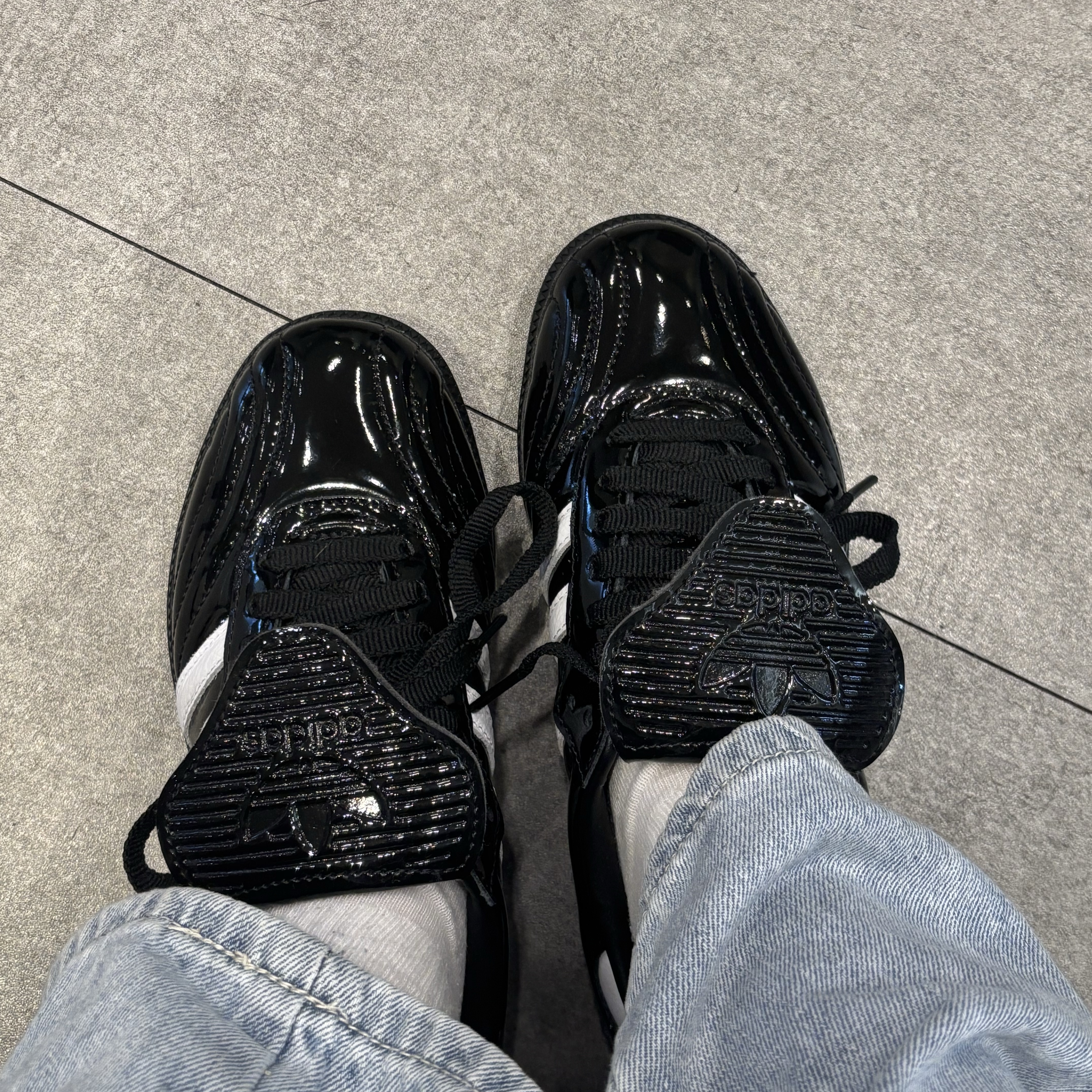 (W) Adidas Samba LT Core Black Cloud White ์ฐฉ์ฉ ์คํ์ผ
