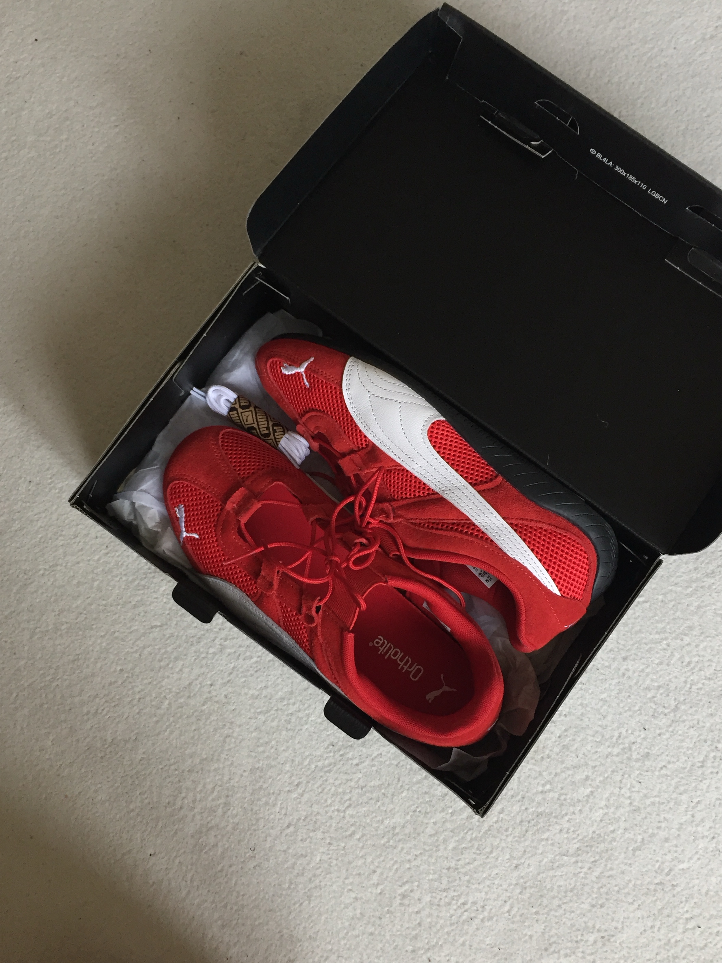 (W) Puma Speedcat Go For All Time Red Puma White 착용 스타일 - 2