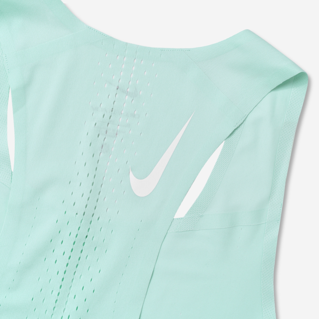 나이키 드라이핏 ADV 에어로스위프트 레이싱 싱글렛 제이드 아이스 화이트 - 아시아(Nike Dri-Fit ADV Aeroswift Racing Singlet Jade Ice White - Asia) - 5