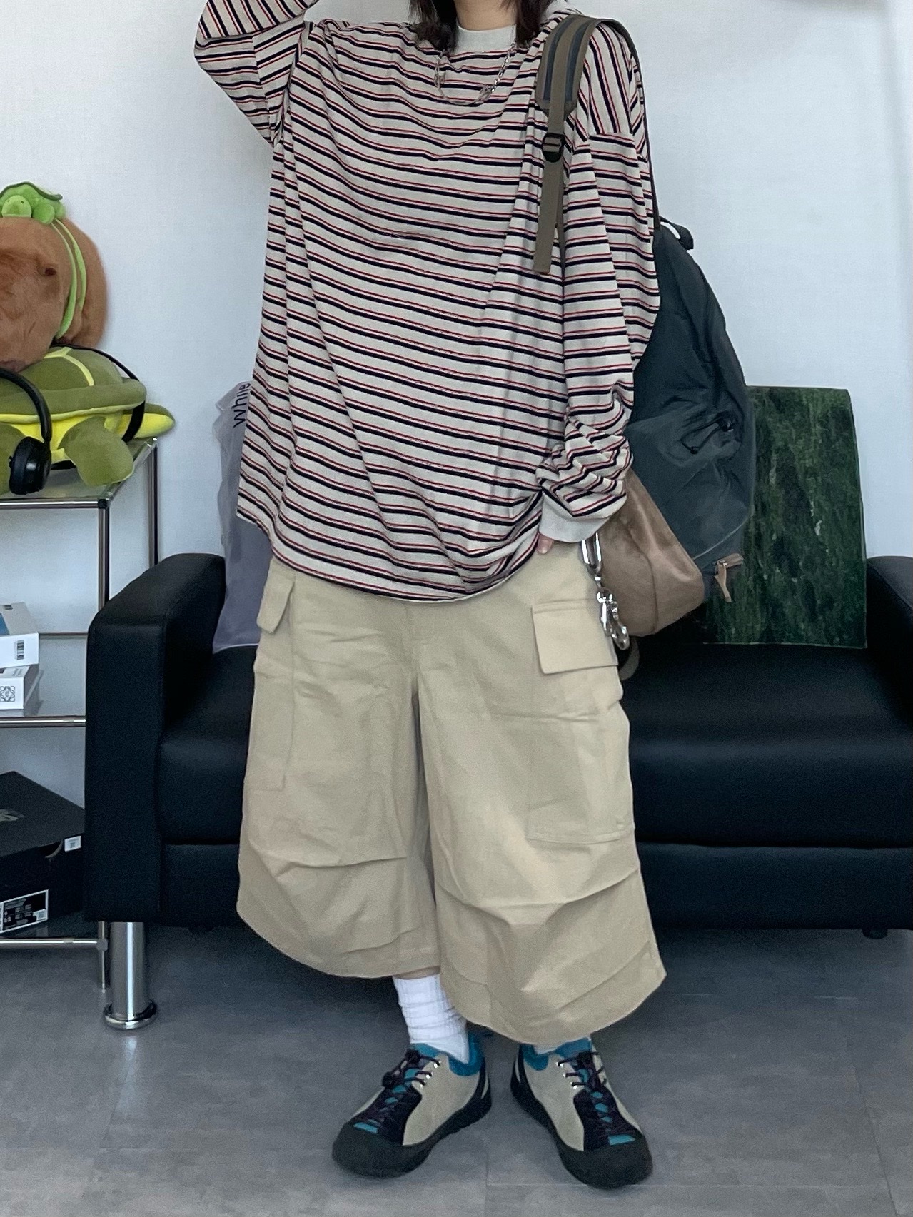 Keen Jasper Rocks SP Sneakers Beige 착용 스타일 - 2