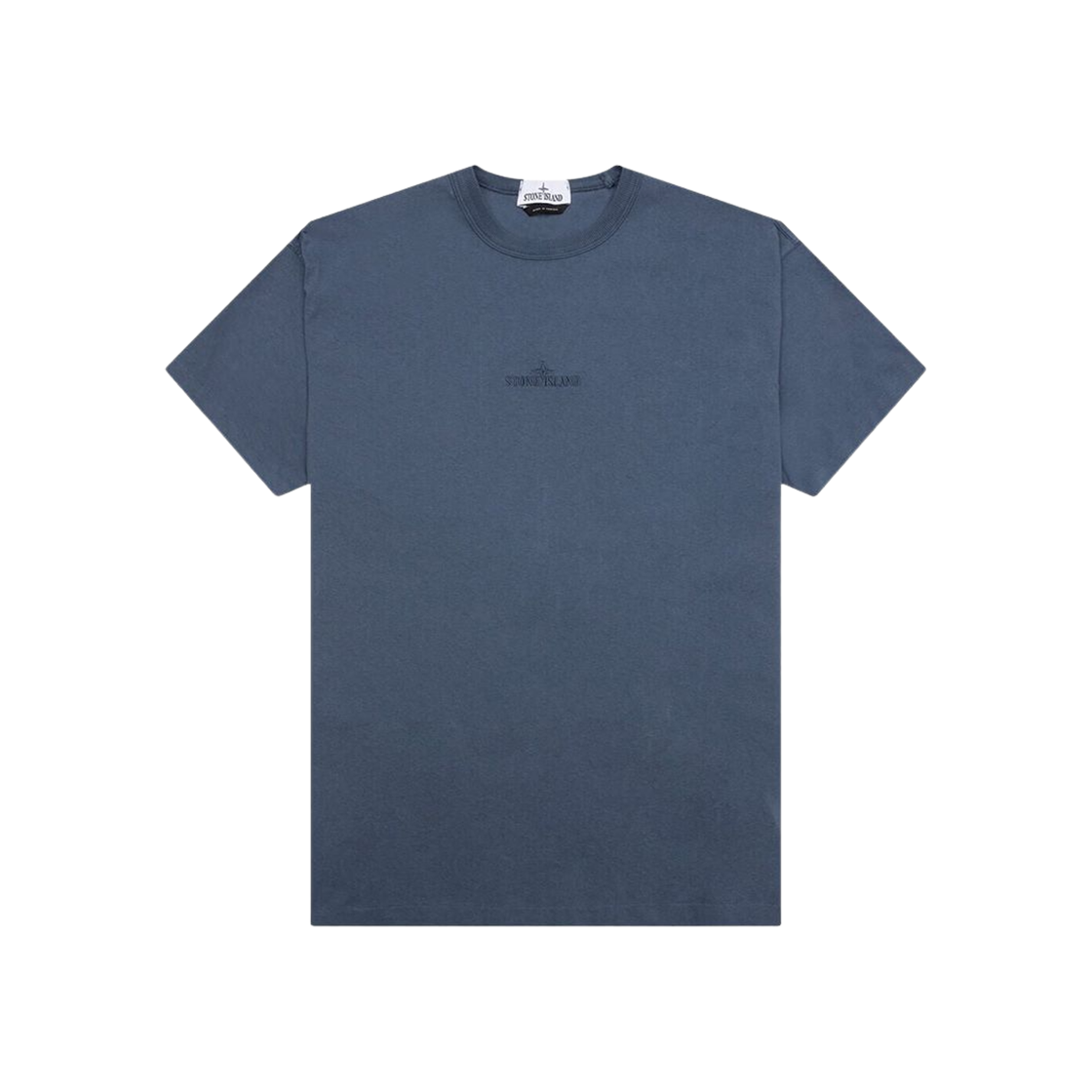 781520444-V0024 Stone Island 20444 20/1 Cotton Jersey Short Sleeve T-Shirt Avio Blue - 23SS