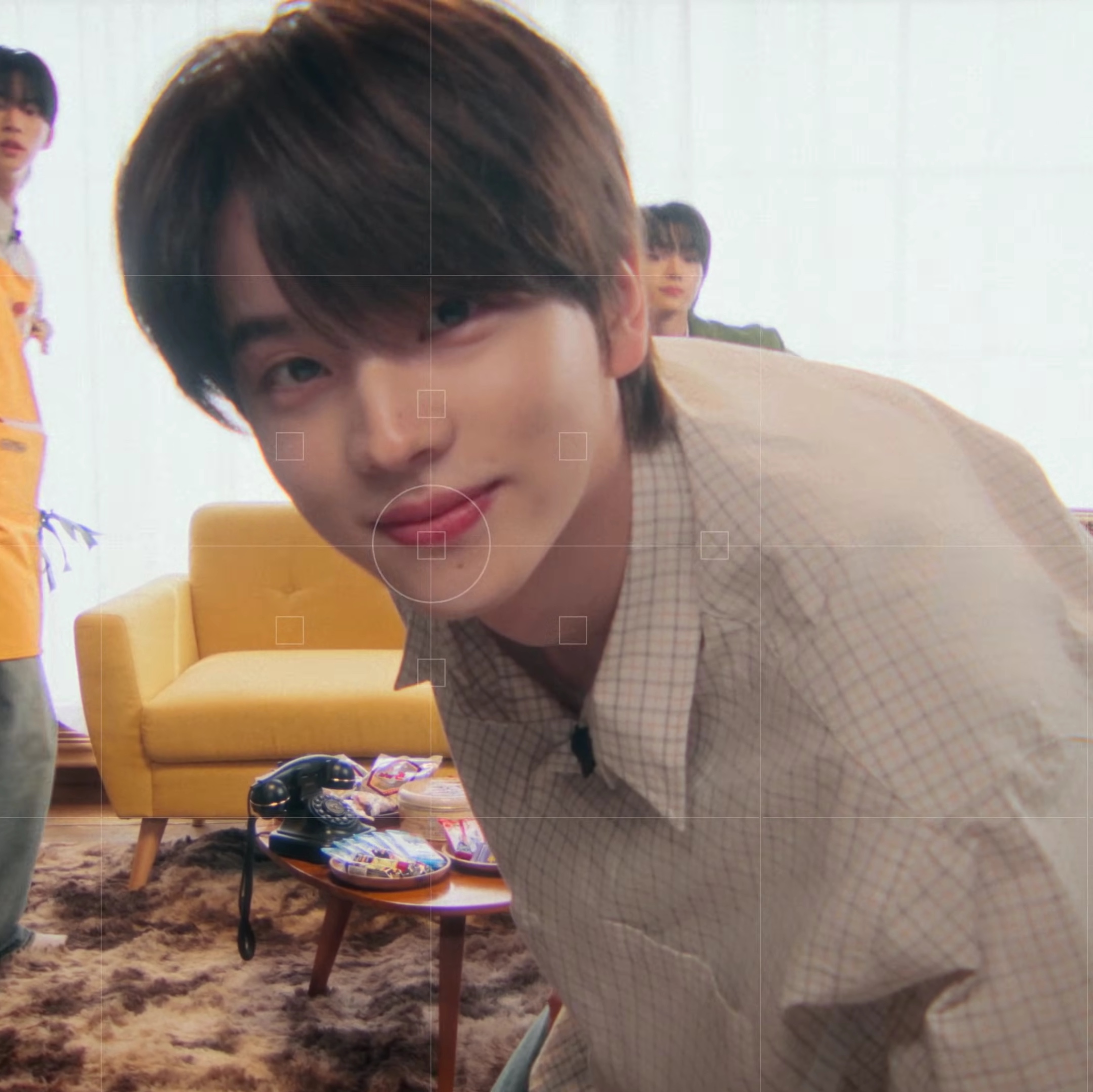 STU Check Shirts Ivory 착용 스타일 - 4
