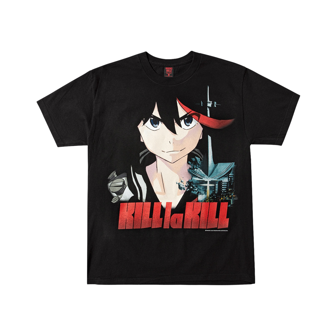 긱스 룰 x 킬라킬 15 실크스크린 프린팅 티셔츠 버전 3 블랙(Geeks Rule x Kill la Kill 15 Silkscreen Printing T-Shirt Ver. 3 Black)