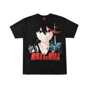 Geeks Rule x Kill la Kill 15 Silkscreen Printing T-Shirt Ver. 3 Black