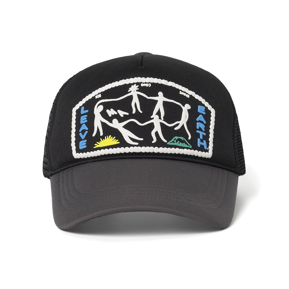 밀로 아카이브 트라이브 댄스 메쉬 트러커 캡 블랙(Millo Archive Tribe Dance Mesh Trucker Cap Black)