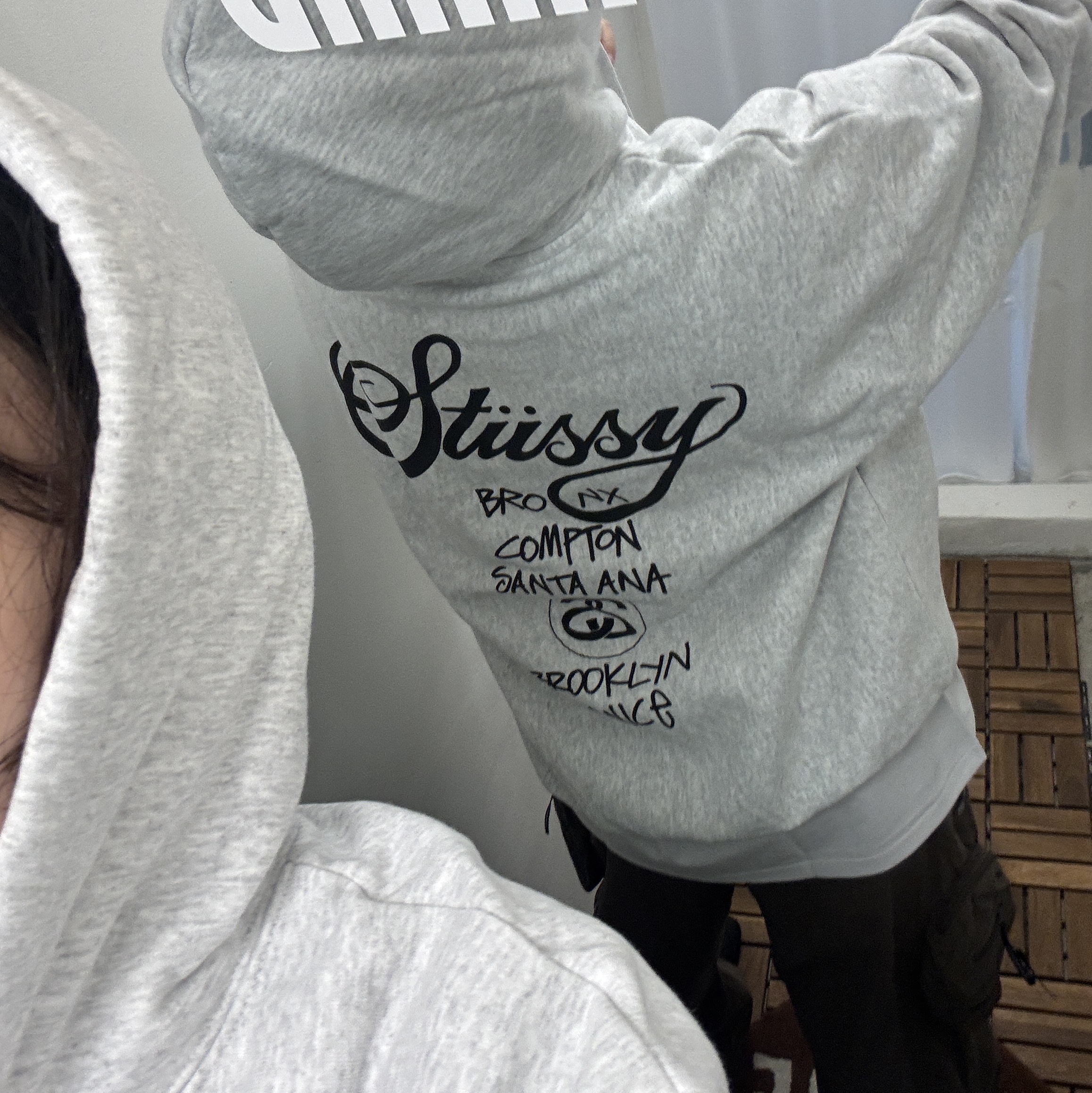 Supreme x Umbro Zip Up Sweater Light Blue - 25SS 착용 스타일 - 8