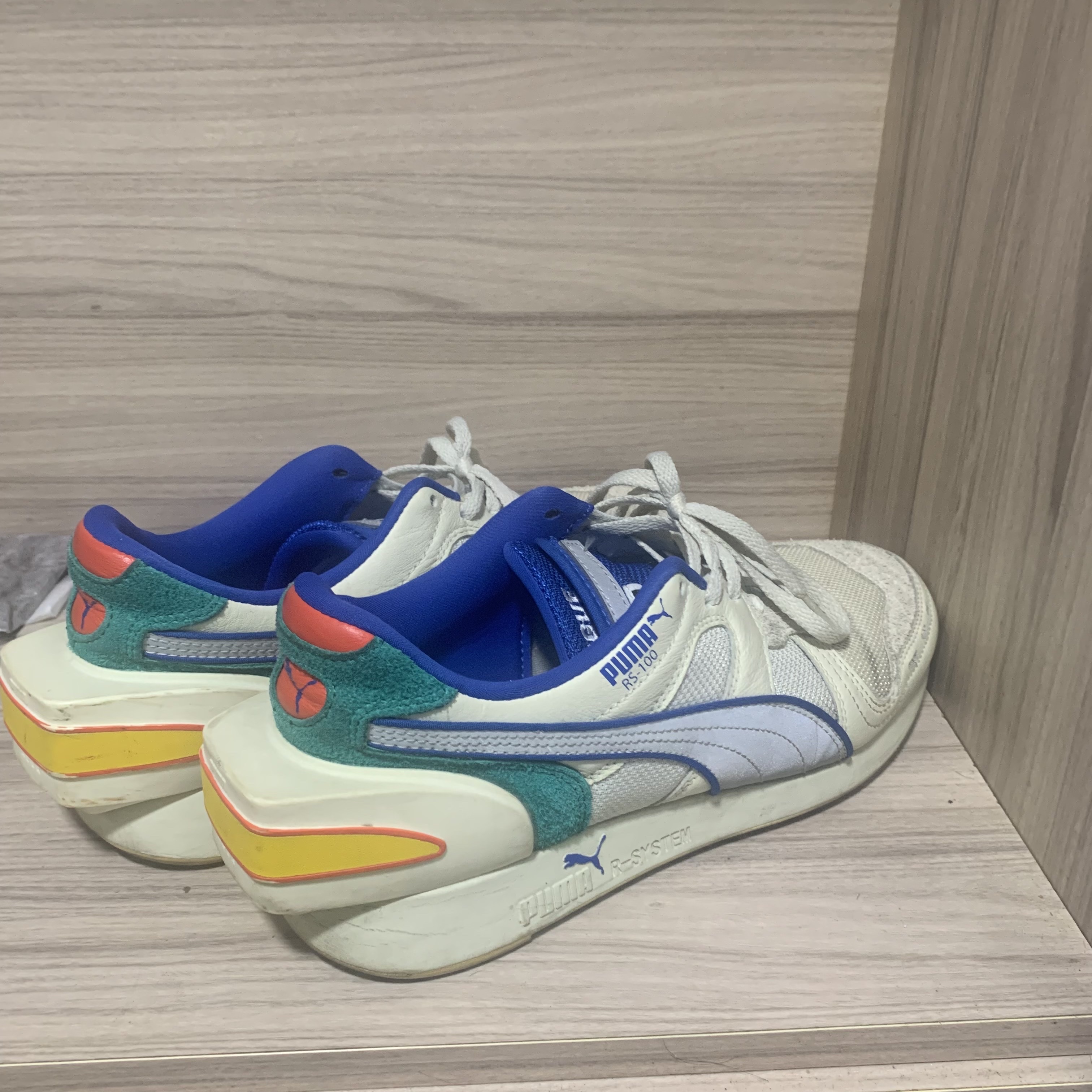 Puma x Ader Error RS-100 Whisper White 착용 스타일
