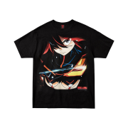 Geeks Rule x Kill la Kill 15 Silkscreen Printing T-Shirt Ver. 2 Black
