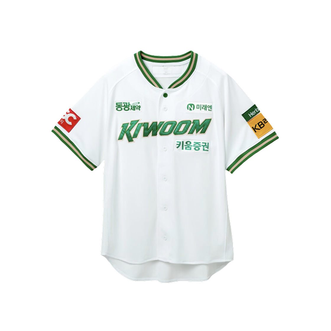 키움 히어로즈 2025 고급형 유니폼 히어로즈 화이트 (논 마킹 버전)(Kiwoom Heroes 2025 Uniform Heroes White (Non Marking Ver.))