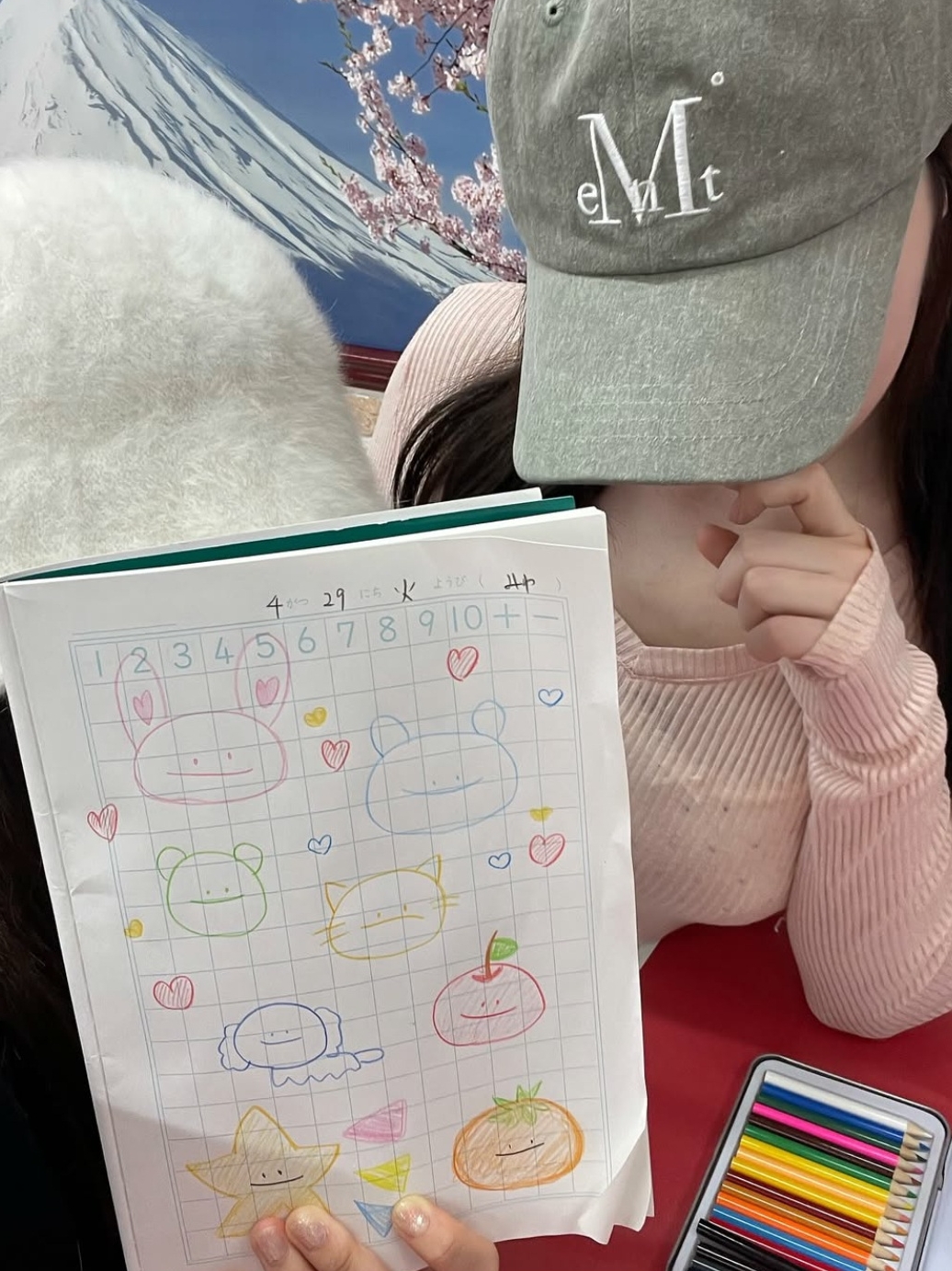 MUCENT Signature Ballcap Grayish blue 착용 스타일 - 1
