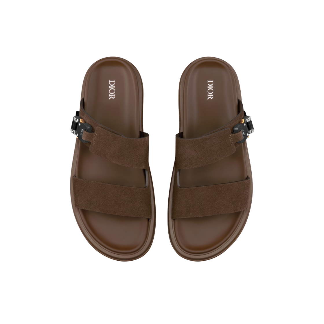 디올 아쿠아 샌들 스웨이드 딥 브라운(Dior Aqua Sandal Suede Deep Brown) - 2