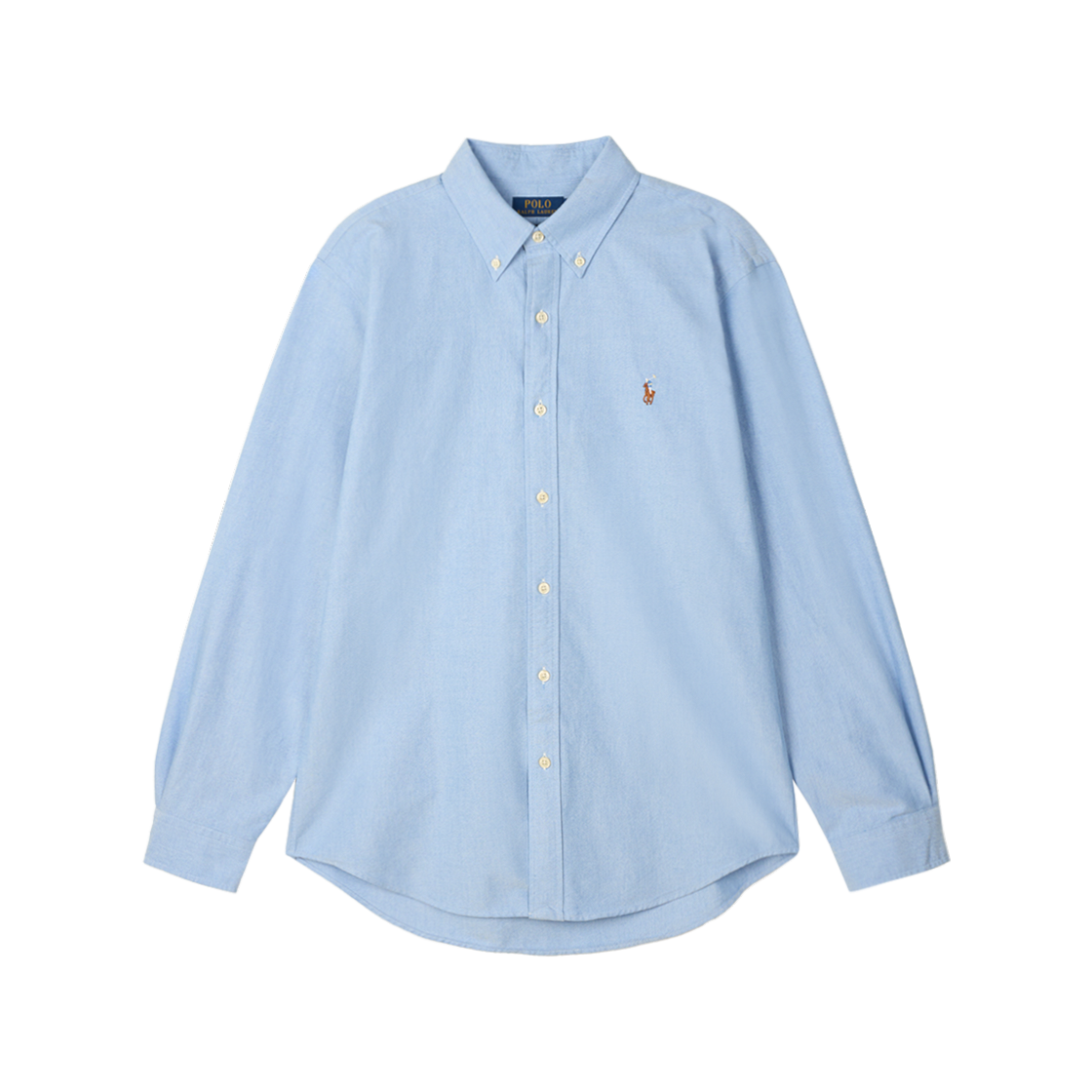 KM5BSHLRLM0BL [30% 적립] Polo Ralph Lauren Custom Fit Oxford Shirt Blue - 대표 이미지 #1
