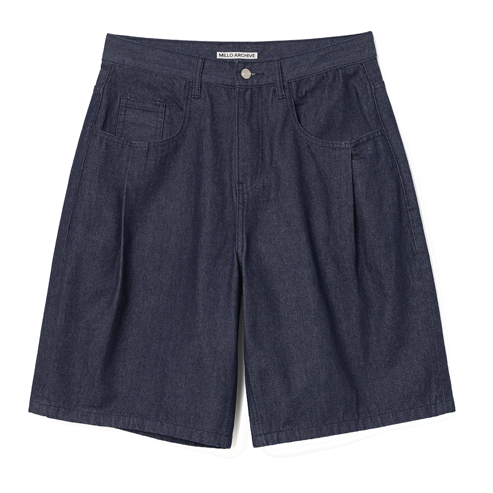 밀로 아카이브 데님 버뮤다 로우 팬츠 인디고 블루