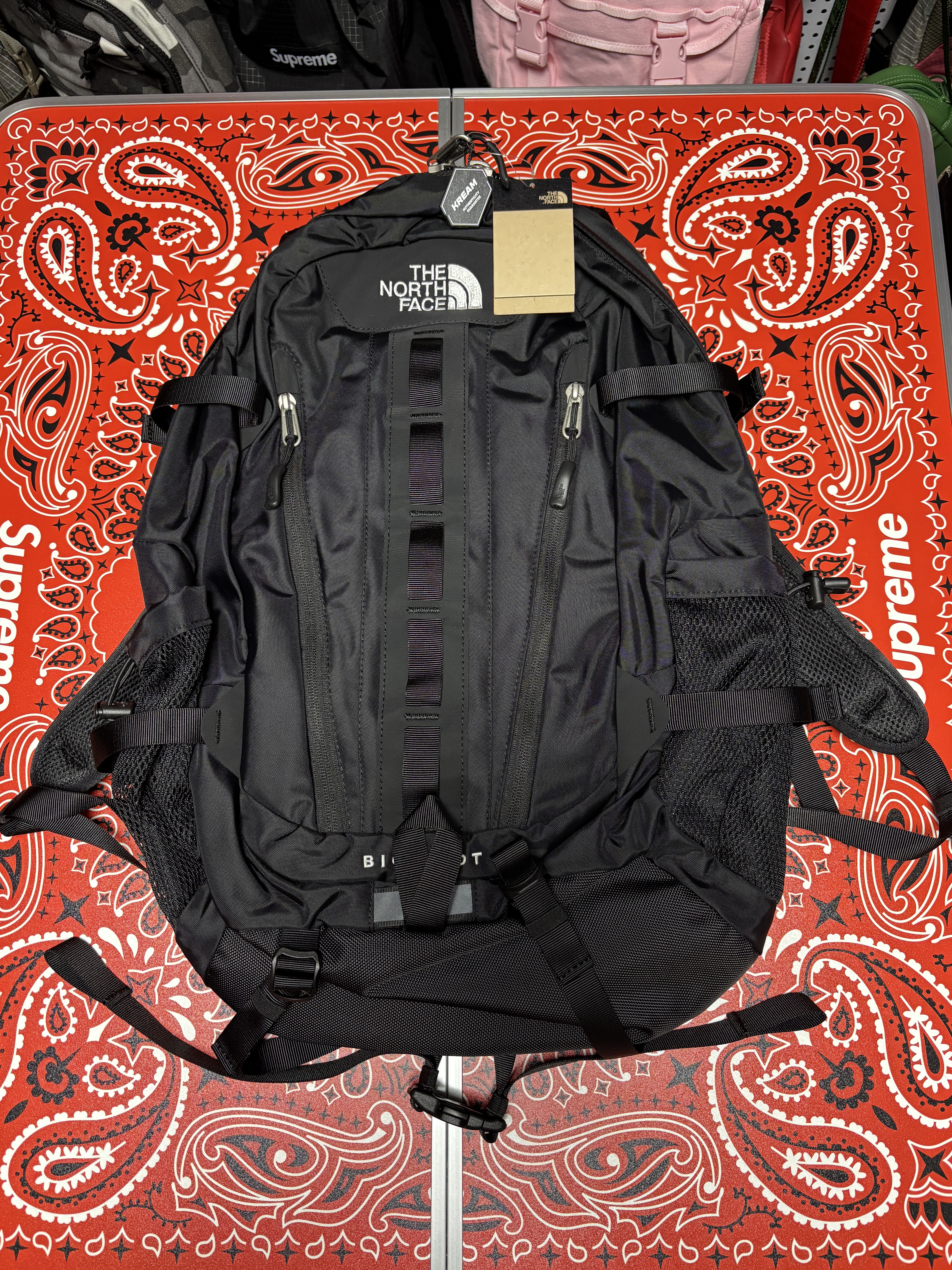 The North Face Big Shot Black 착용 스타일