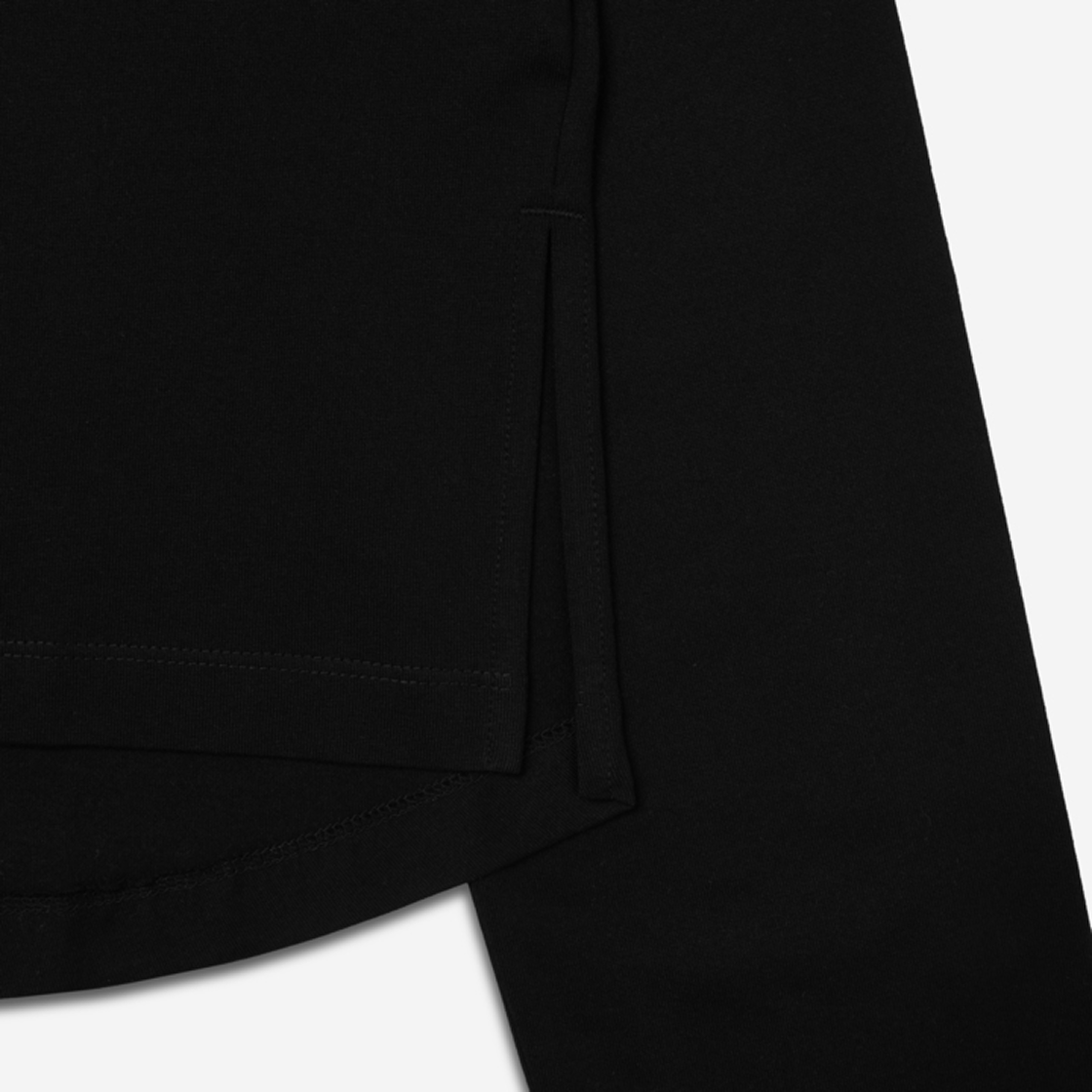 (W) 우영미 롱슬리브 백로고 티셔츠 블랙 - 24SS((W) Wooyoungmi Long Sleeve Back Logo T-Shirt Black - 24SS) - 5