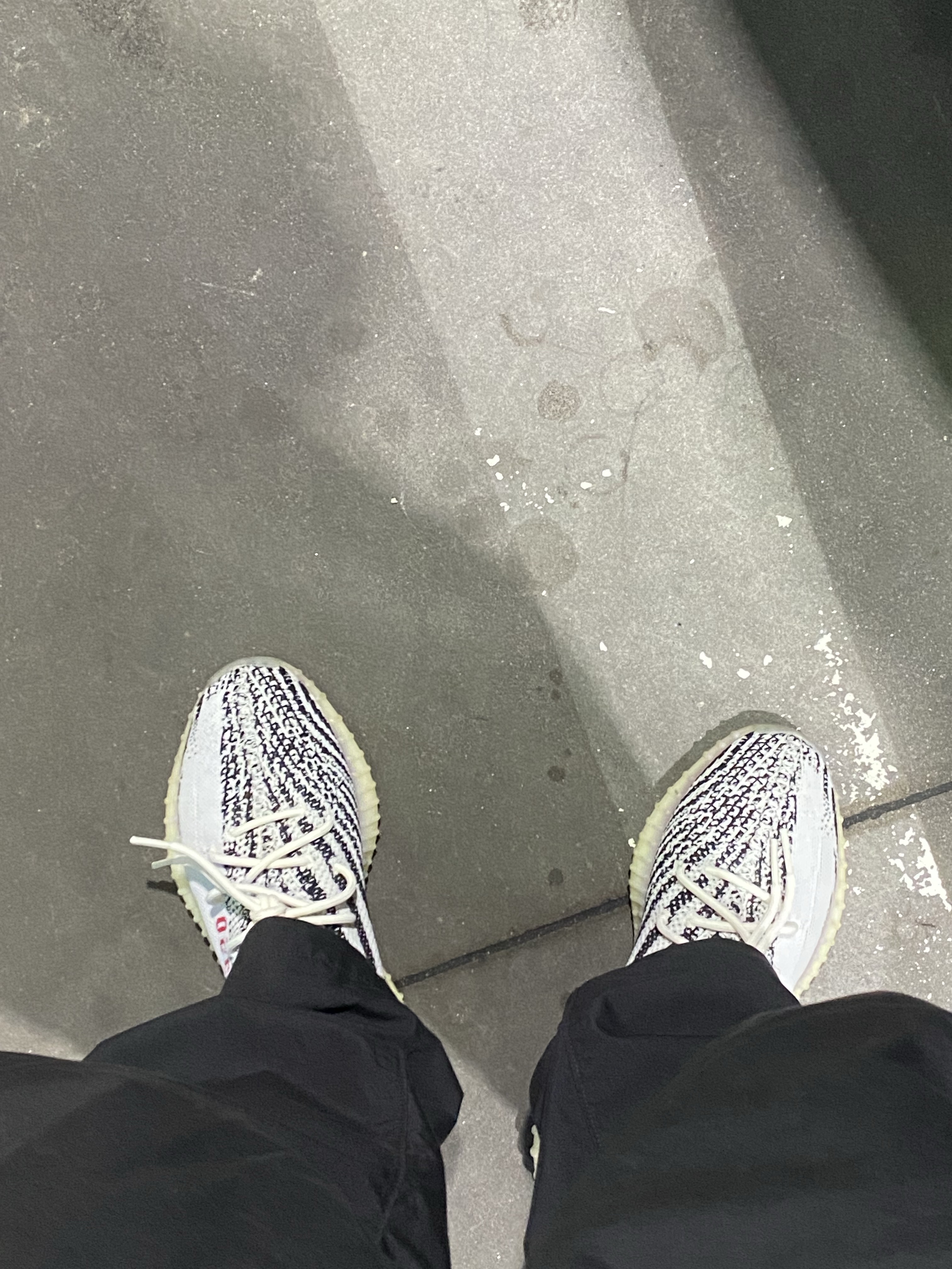 CDG Coach Jacket5 Black, Adidas Yeezy Boost 350 V2 Zebra 2017/2019/2020 착용 스타일 - 3