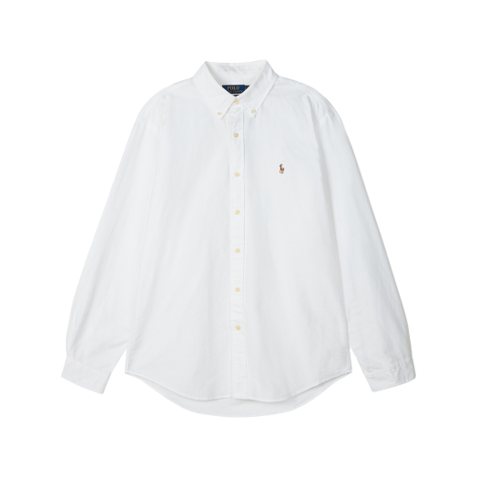 KM5BSHLRLL9WT [30% 적립] Polo Ralph Lauren Custom Fit Oxford Shirt White