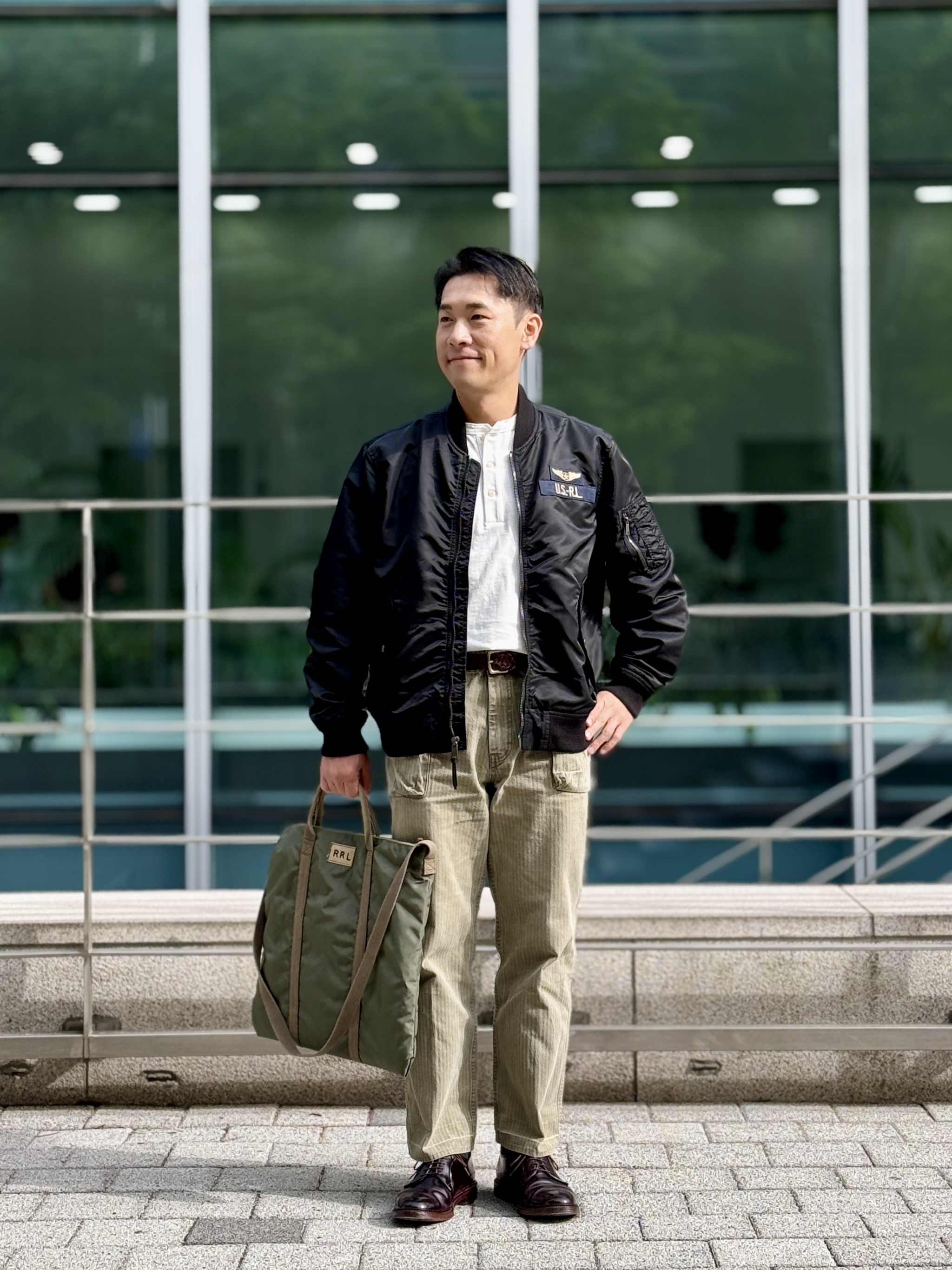 Alden 990 Cordovan Plain Toe Blucher Oxford Burgundy - E 착용 스타일 - 5