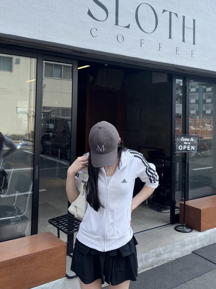 MUCENT Signature Ballcap Dyeing Khaki 착용 스타일 - 2