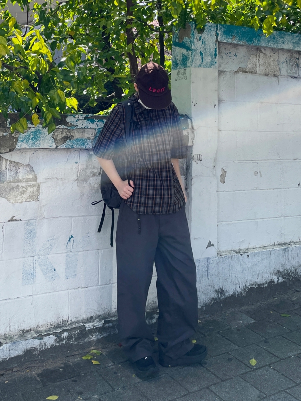 Hoka Bondi 8 Black - Wide, Safarispot Pocket Check Half Shirts Brown 착용 스타일 - 3