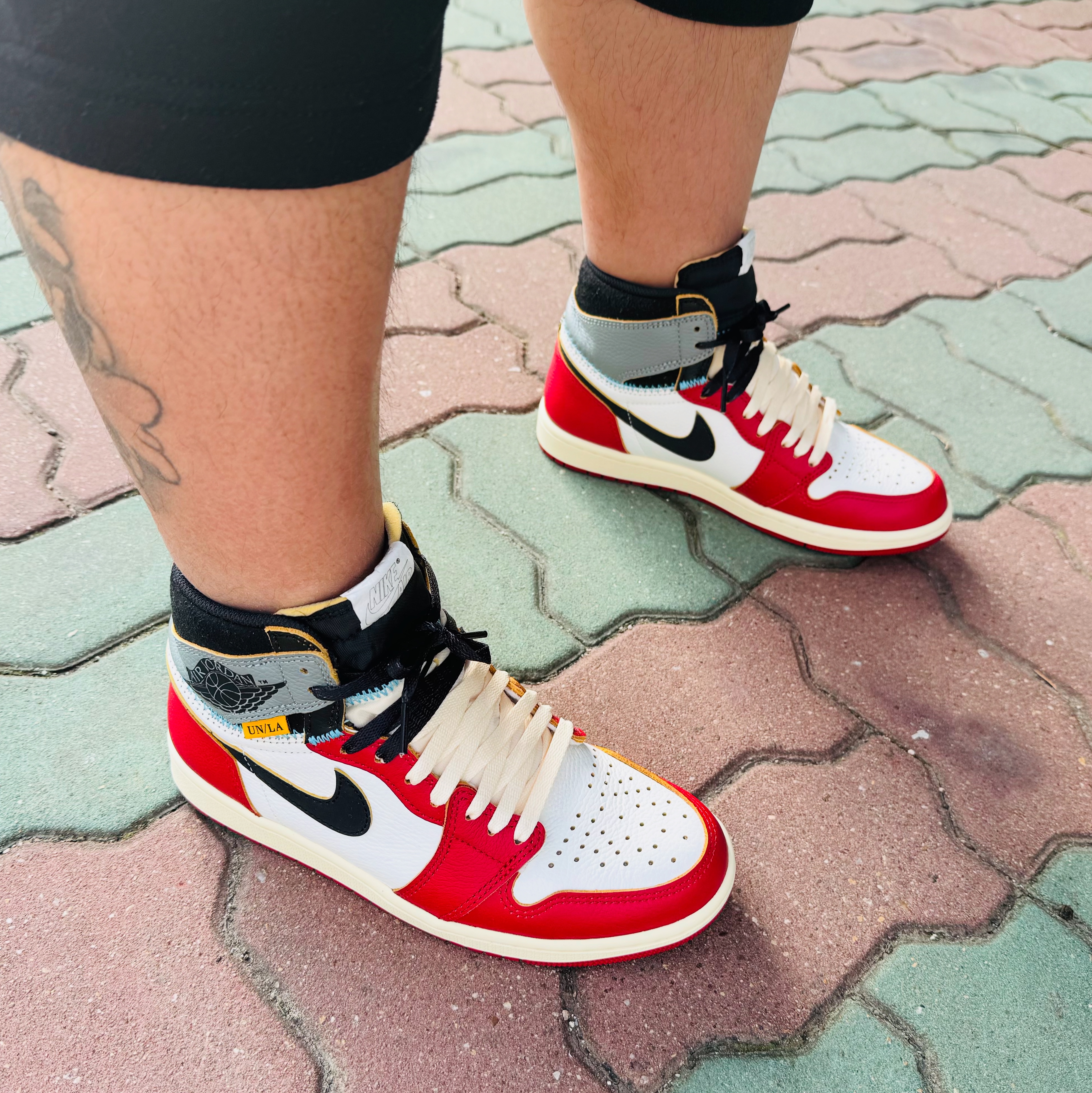 Jordan 1 x Union Retro High OG Chicago Shadow 착용 스타일