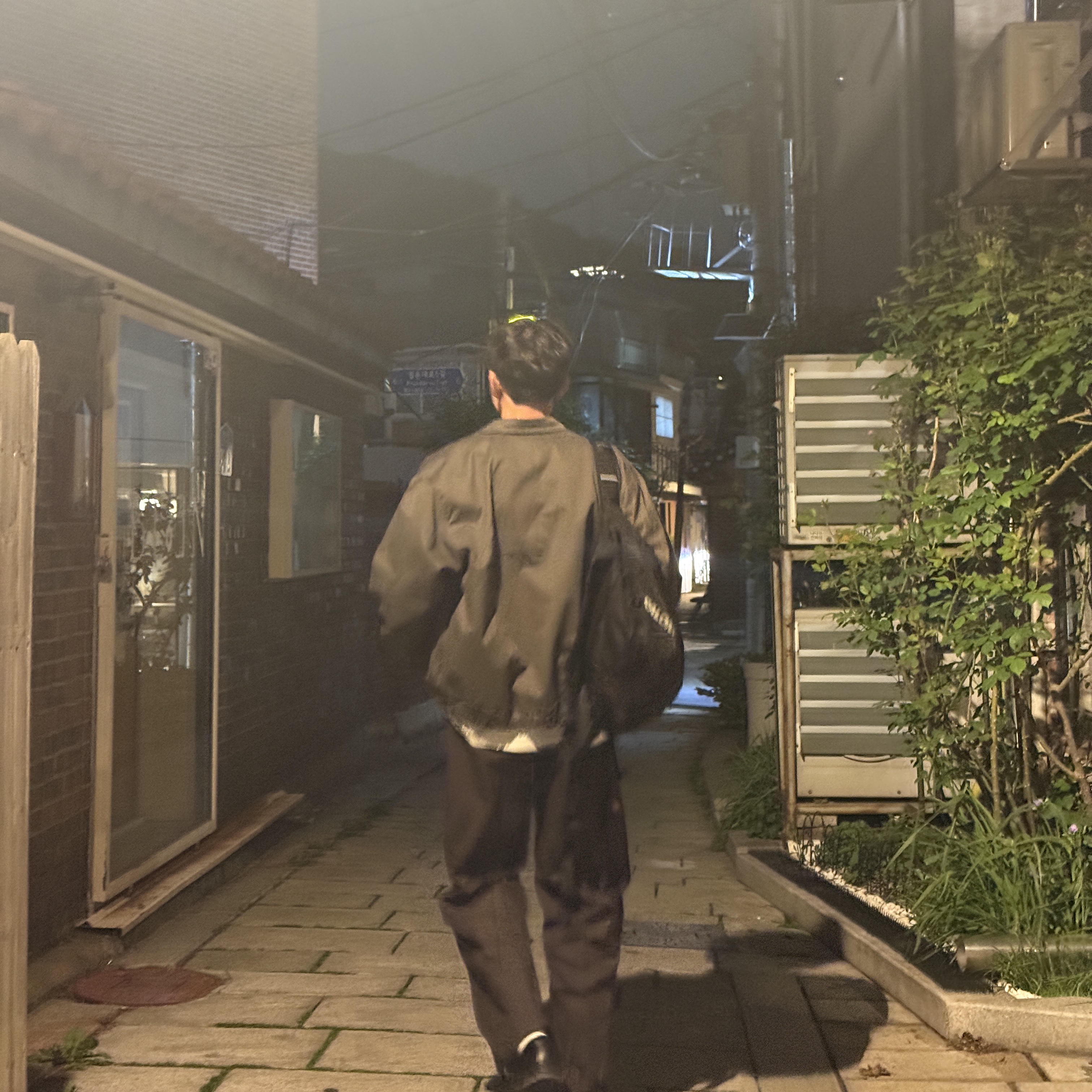 Nike Life Woven Harrington Jacket Cargo Khaki - Asia, Salomon Trailblazer 20 Black (New Ver.) 착용 스타일 - 2
