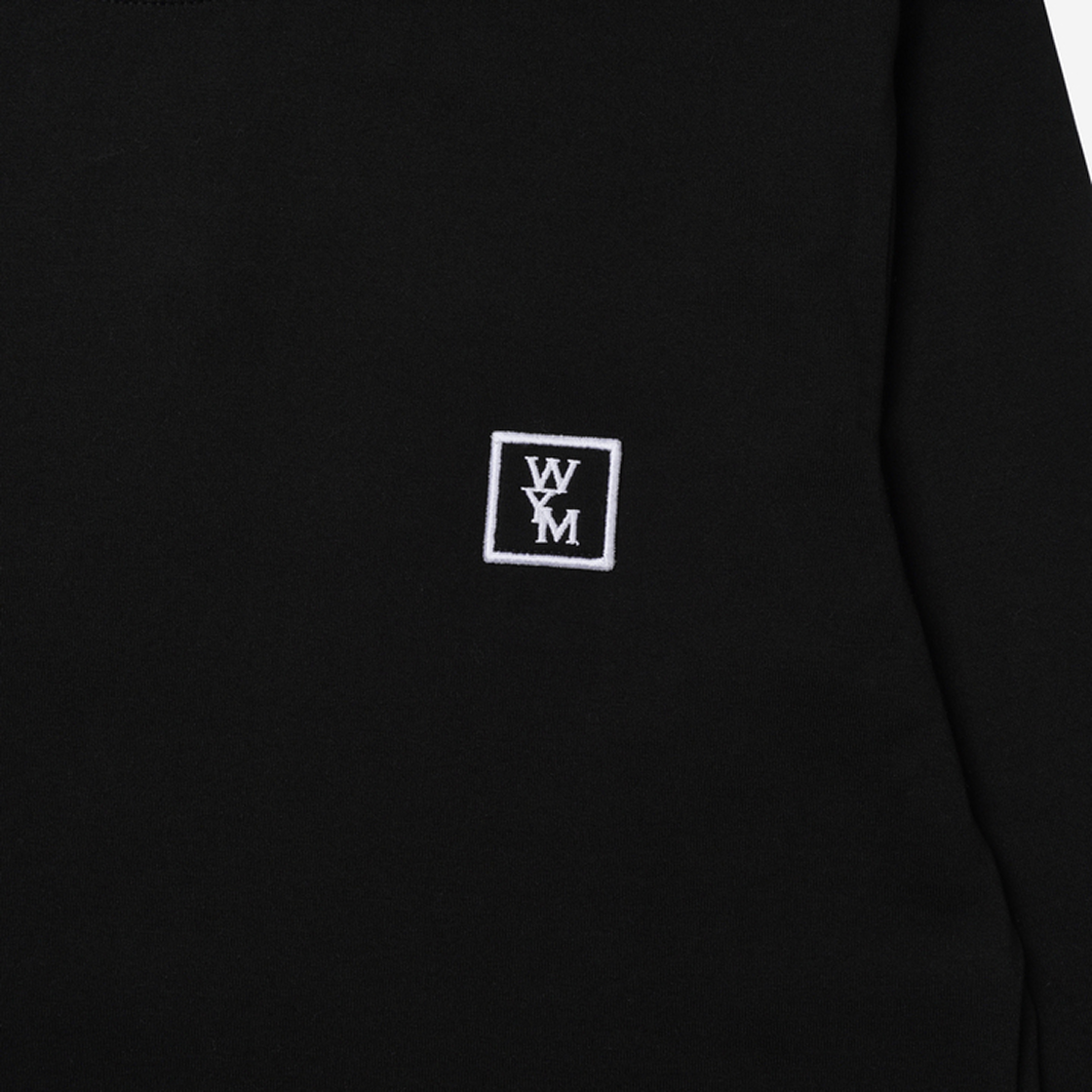 (W) 우영미 롱슬리브 백로고 티셔츠 블랙 - 24SS((W) Wooyoungmi Long Sleeve Back Logo T-Shirt Black - 24SS) - 4